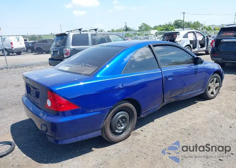 2004 Honda Civic Ex z USA, uszkodzony, nr VIN 1HGEM22964L014282